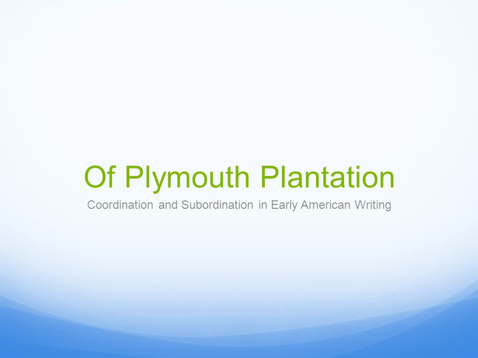 of plymouth plantation essay questions